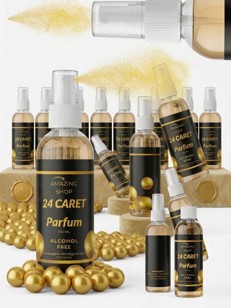24 Caret Parfume 100 Ml Alcohol Free