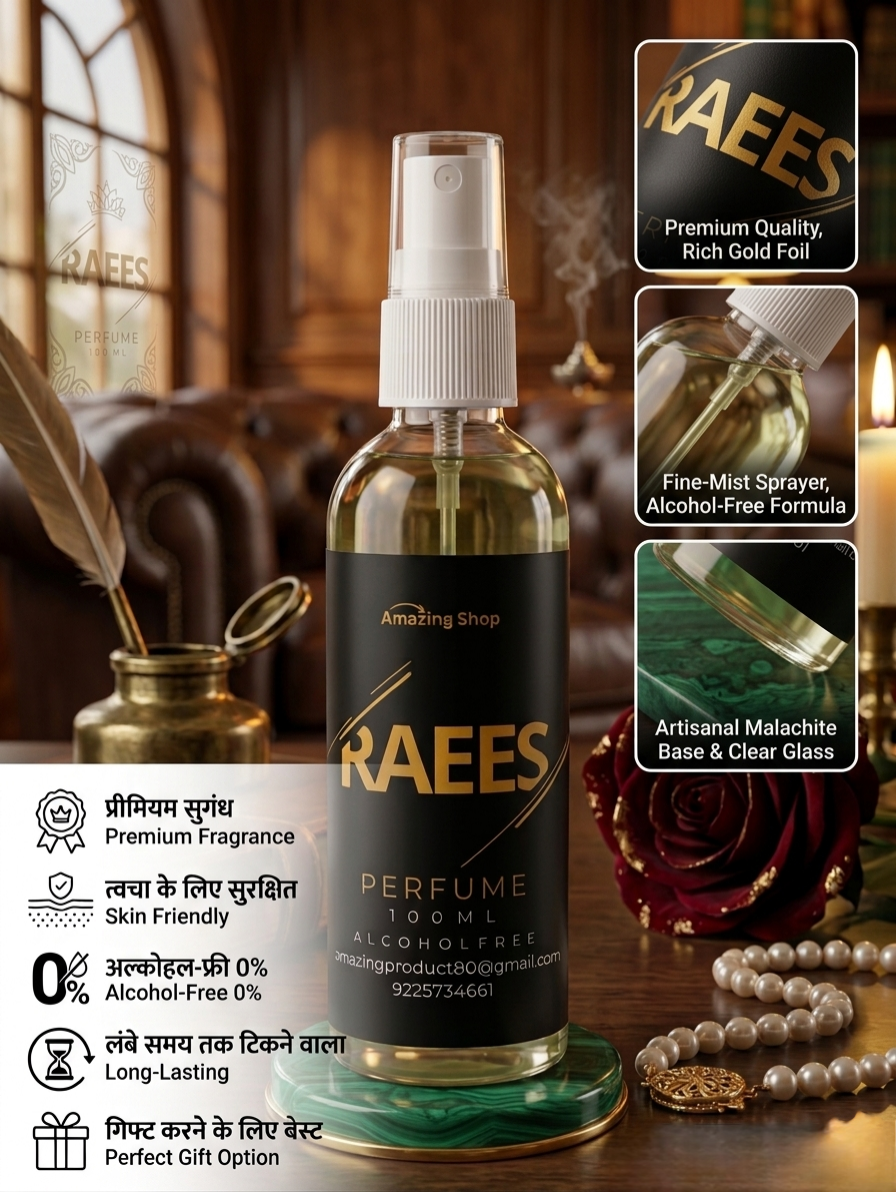 Raees Parfume 100 ML Alcohol Free