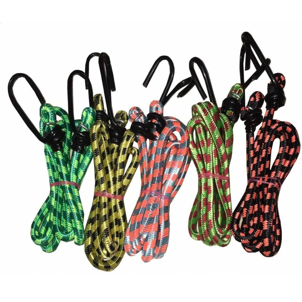 Rope Ultra Strong & Flexible Bungee Rope/Bike Luggage Rope Pack of 3 Multicolor