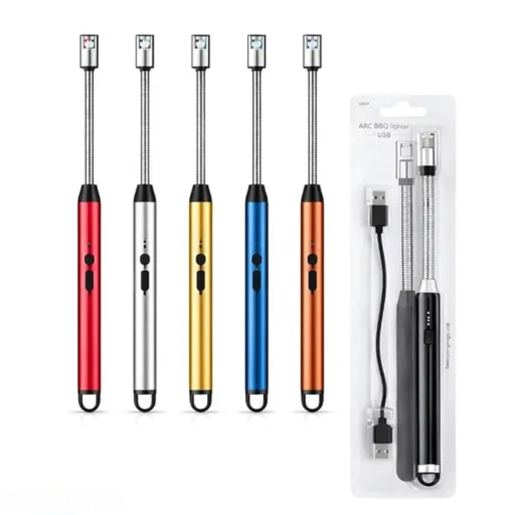 Rechargeable Electric Lighter Flexible Windproof USB