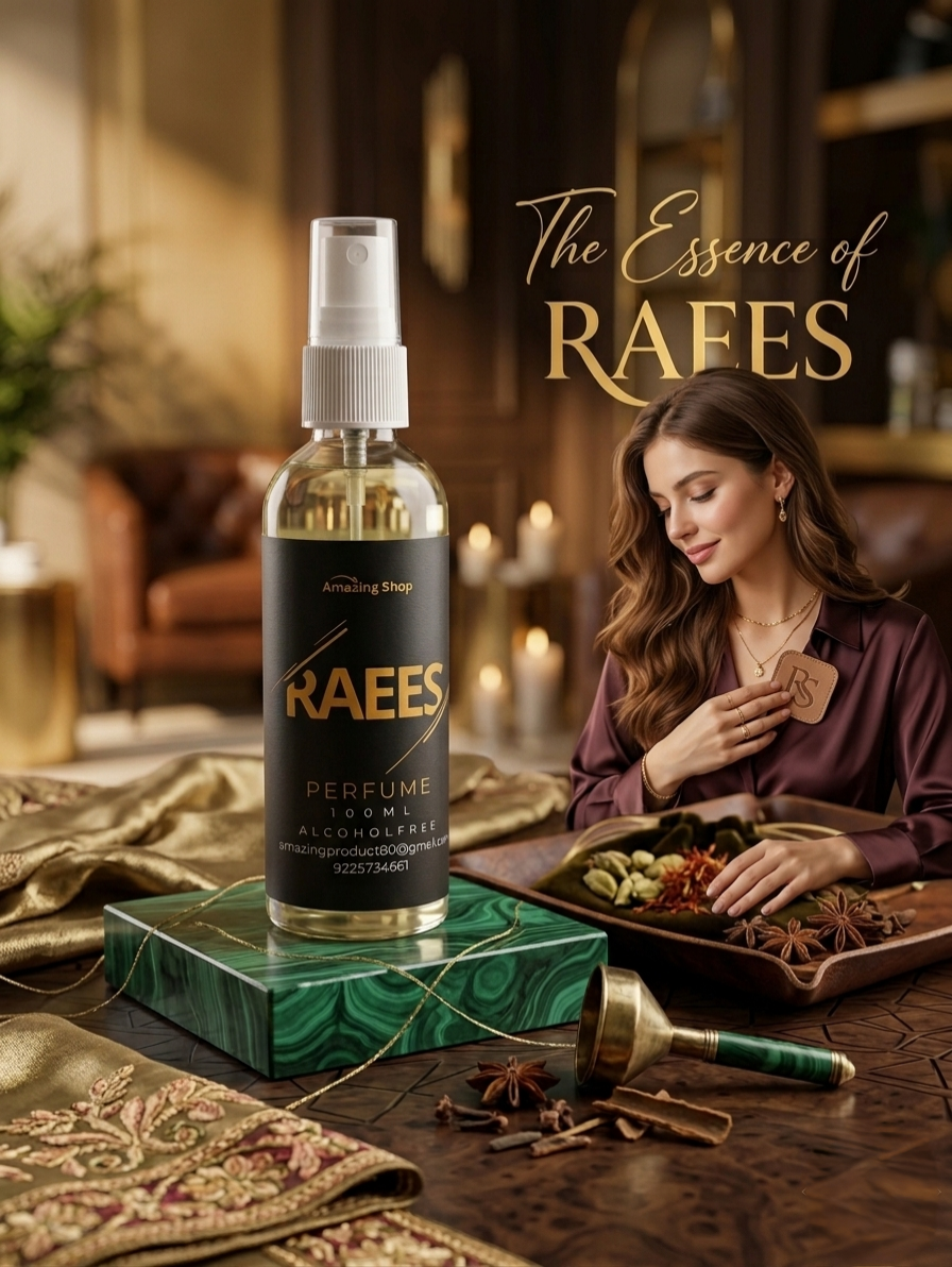 Raees Parfume 100 ML Alcohol Free