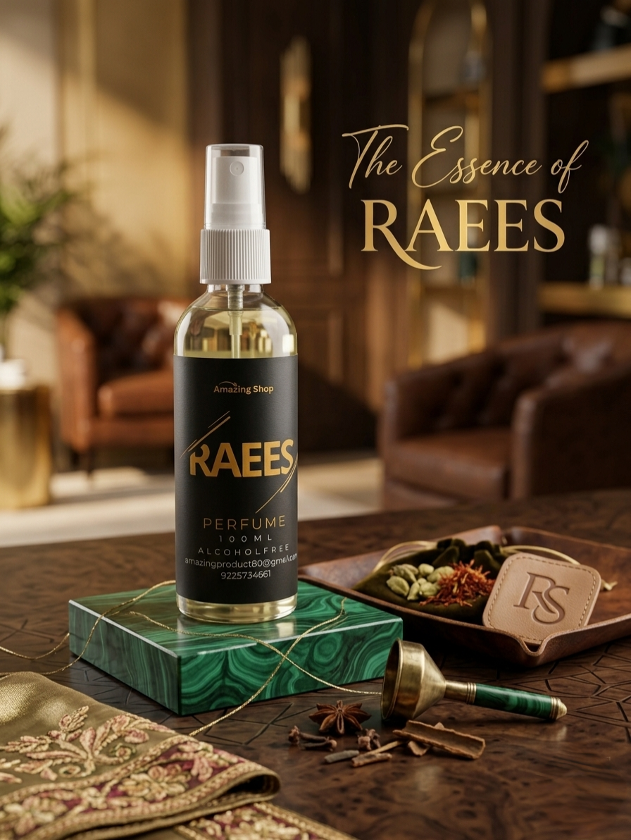 Raees Parfume 100 ML Alcohol Free