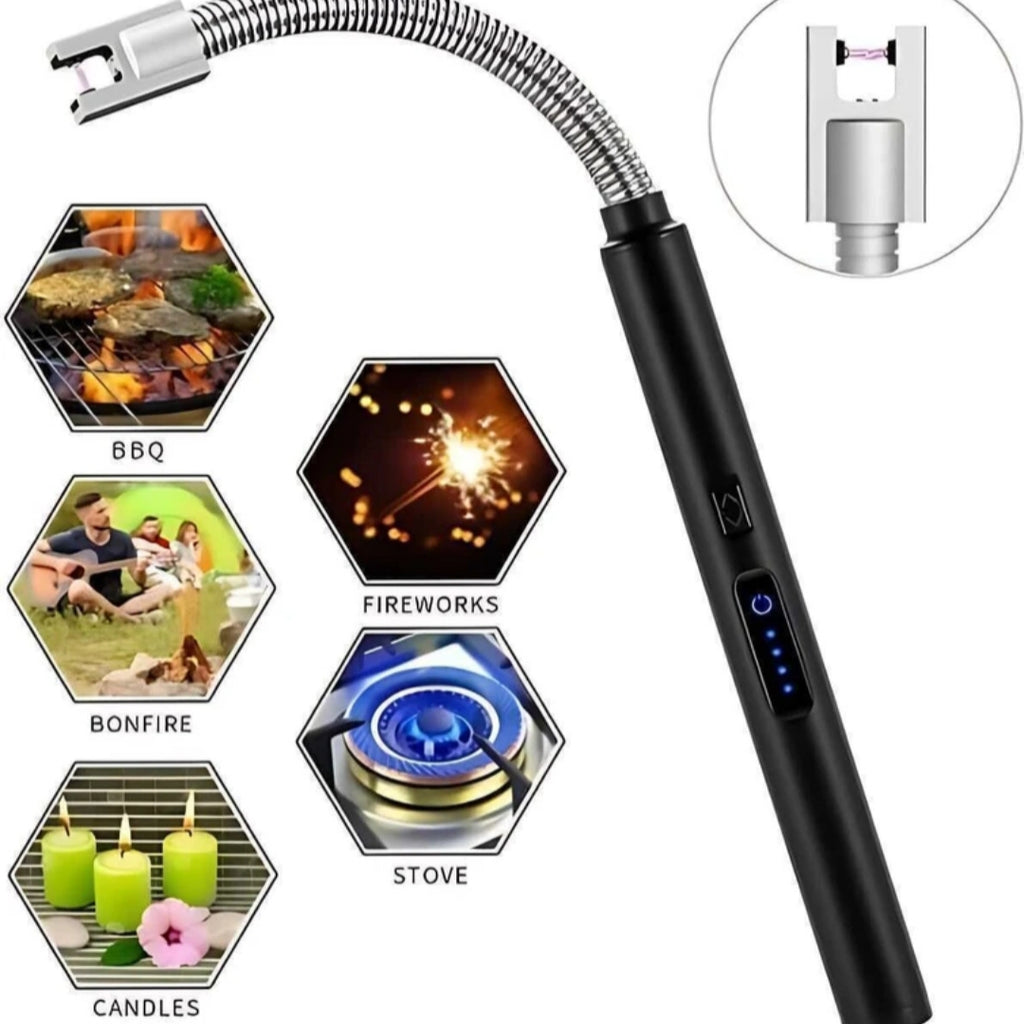 Rechargeable Electric Lighter Flexible Windproof USB