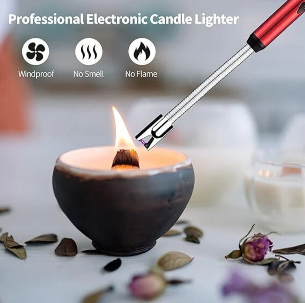 Rechargeable Electric Lighter Flexible Windproof USB