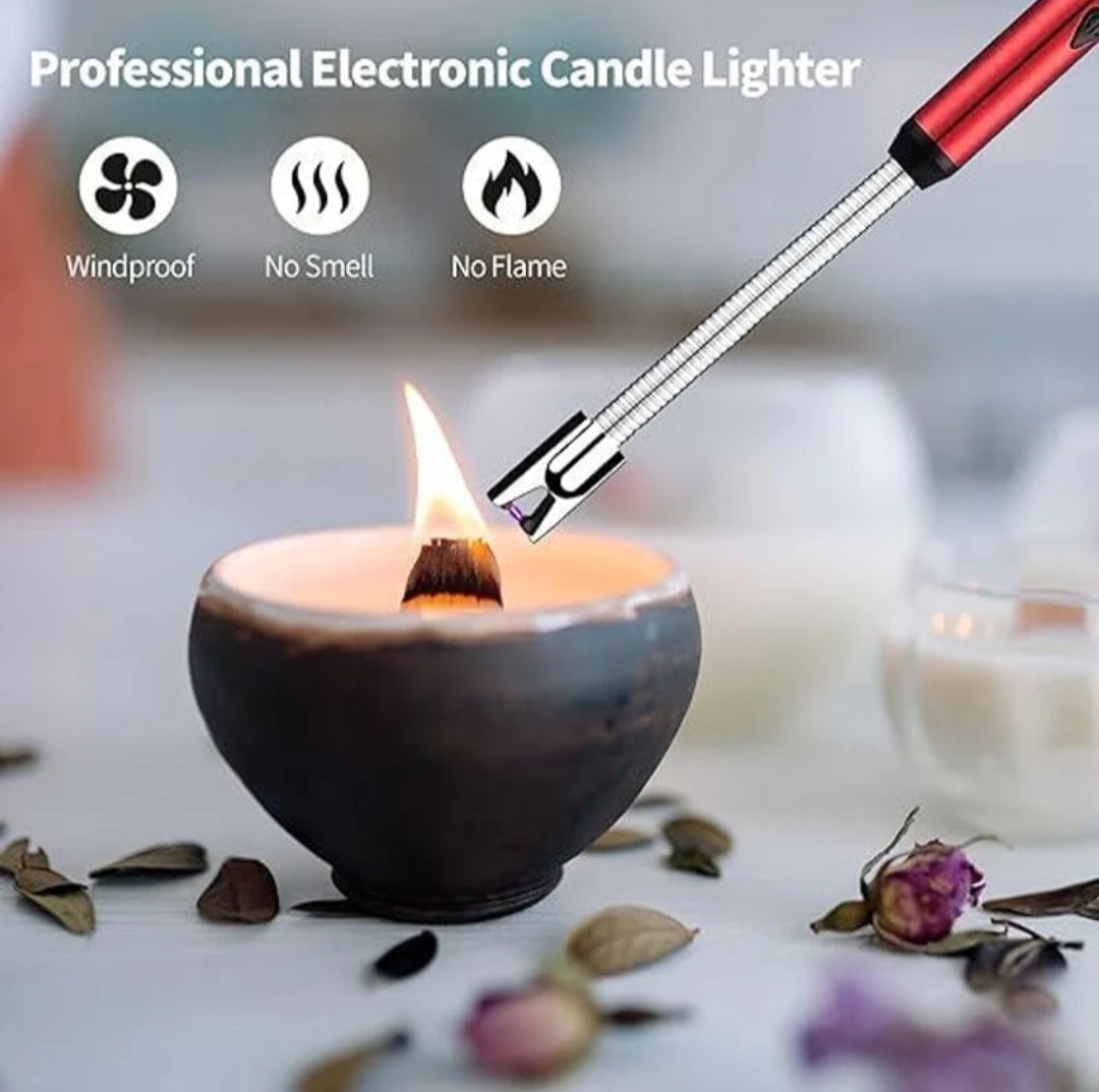 Rechargeable Electric Lighter Flexible Windproof USB