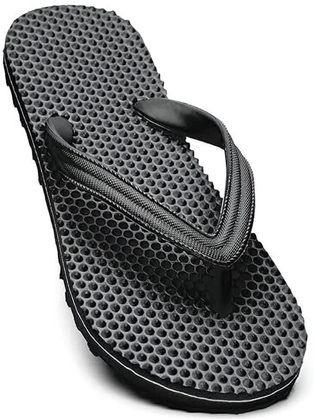 Men's Slippers Black Eva Rubber