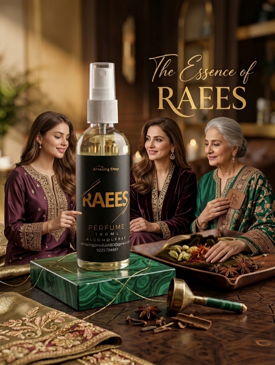 Raees Parfume 100 ML Alcohol Free