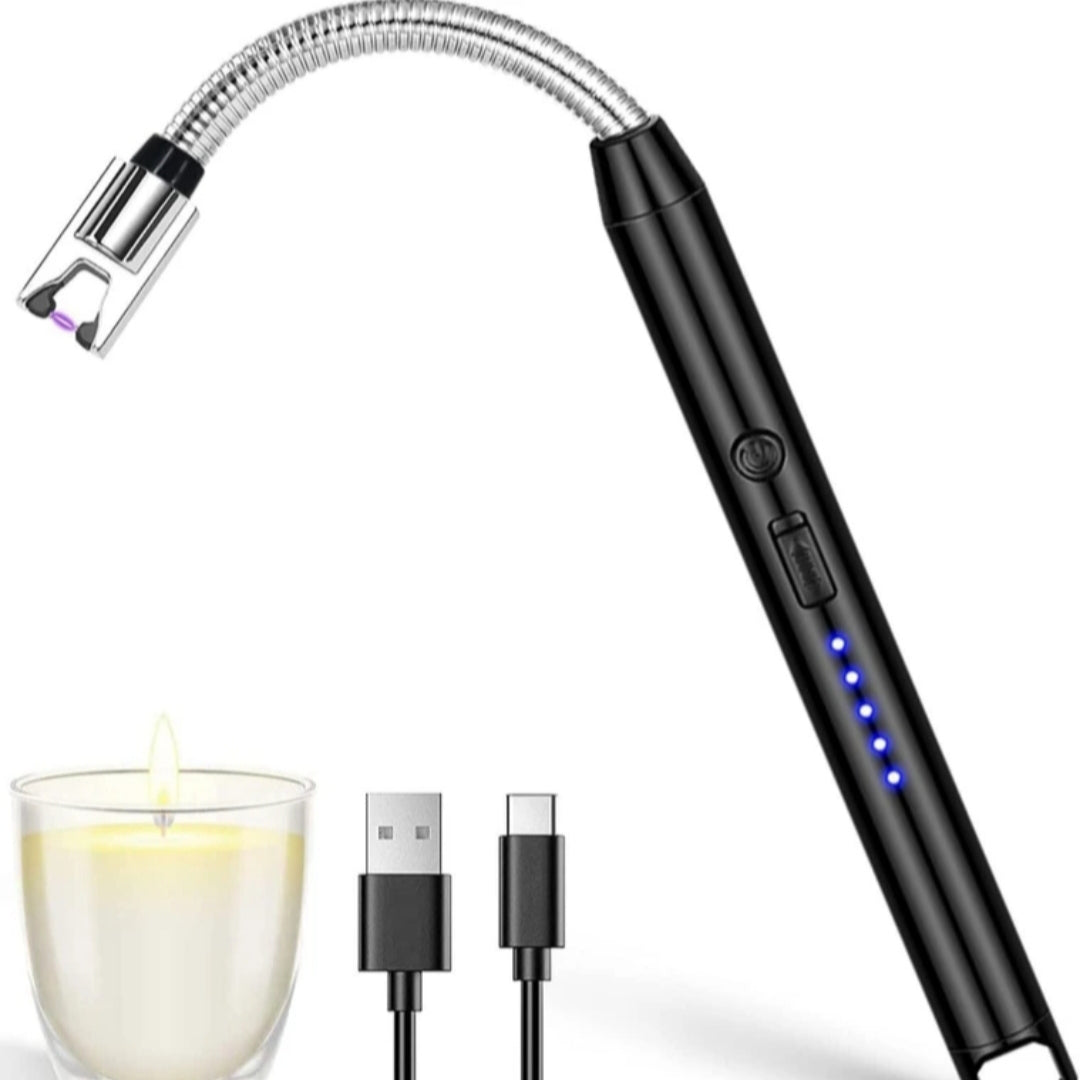 Rechargeable Electric Lighter Flexible Windproof USB