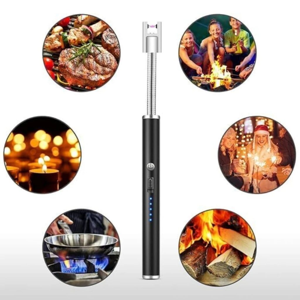 Rechargeable Electric Lighter Flexible Windproof USB