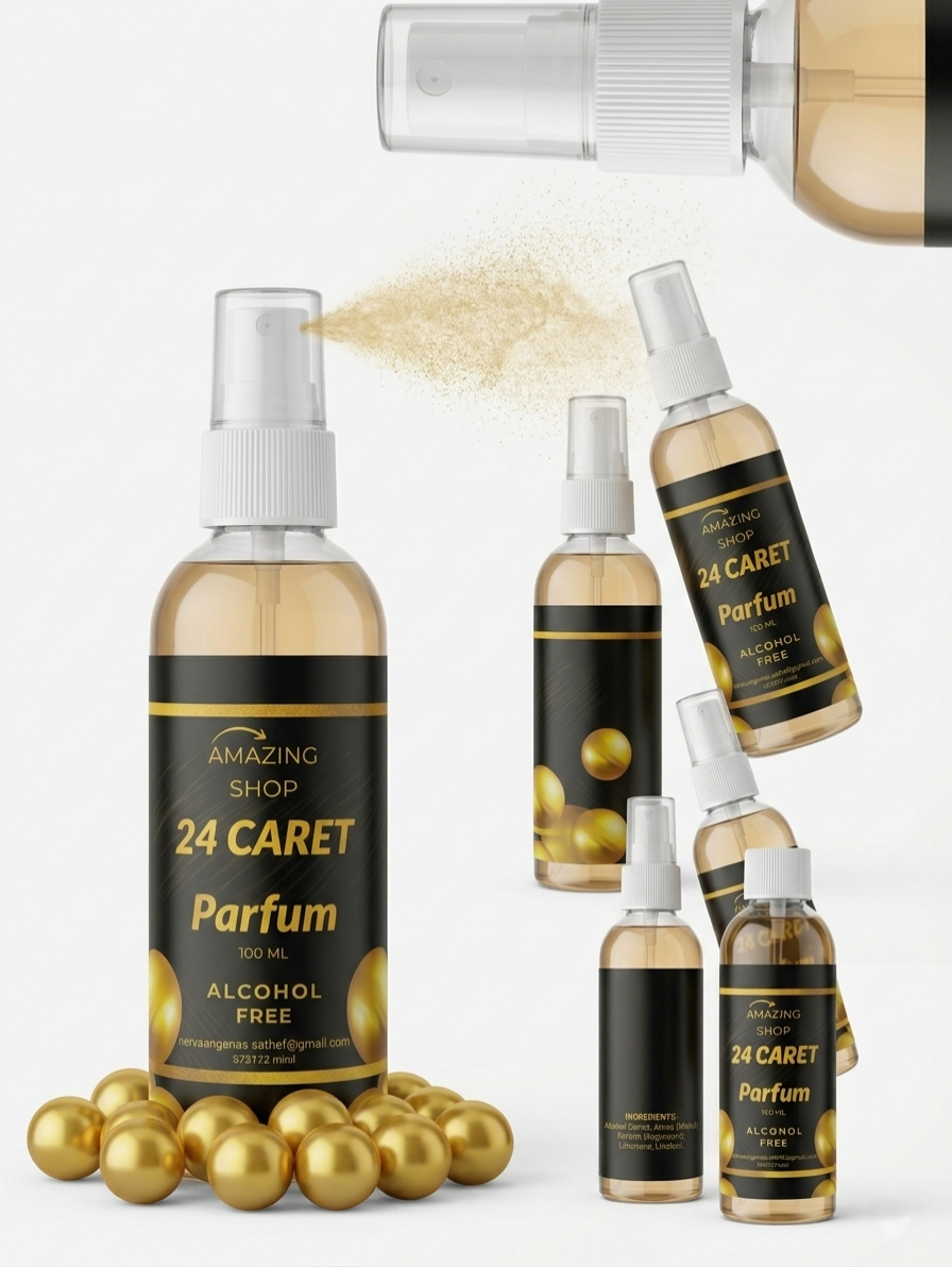 24 Caret Parfume 100 Ml Alcohol Free